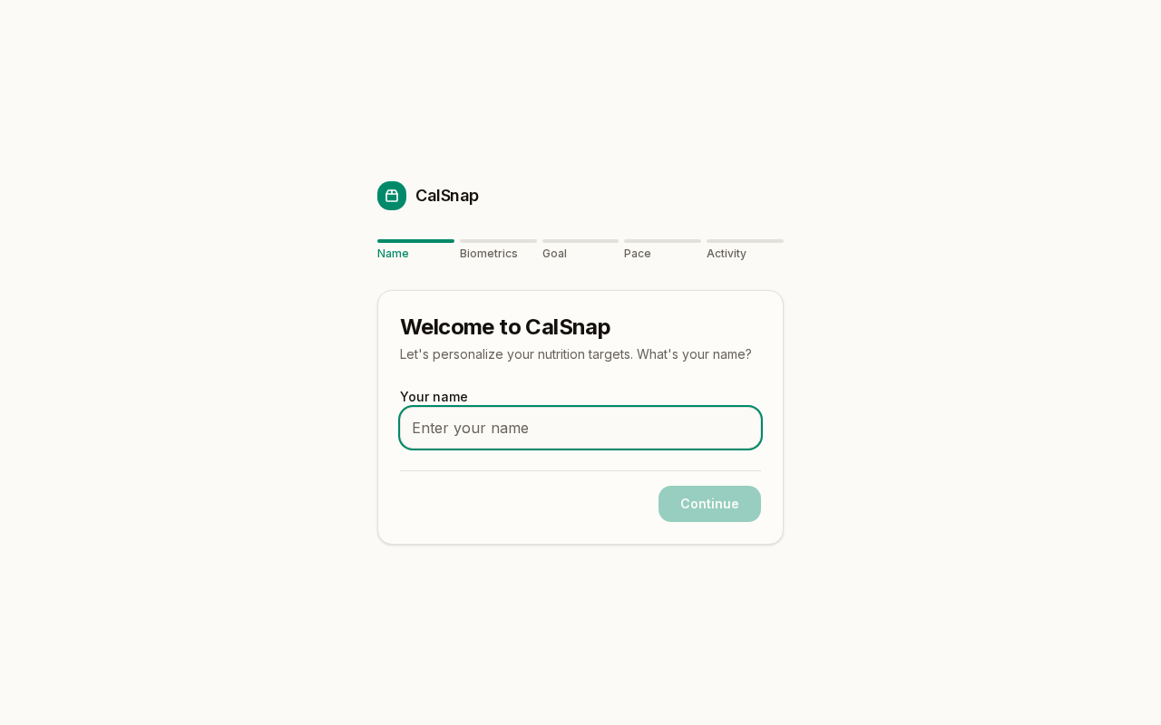 CalSnap screenshot