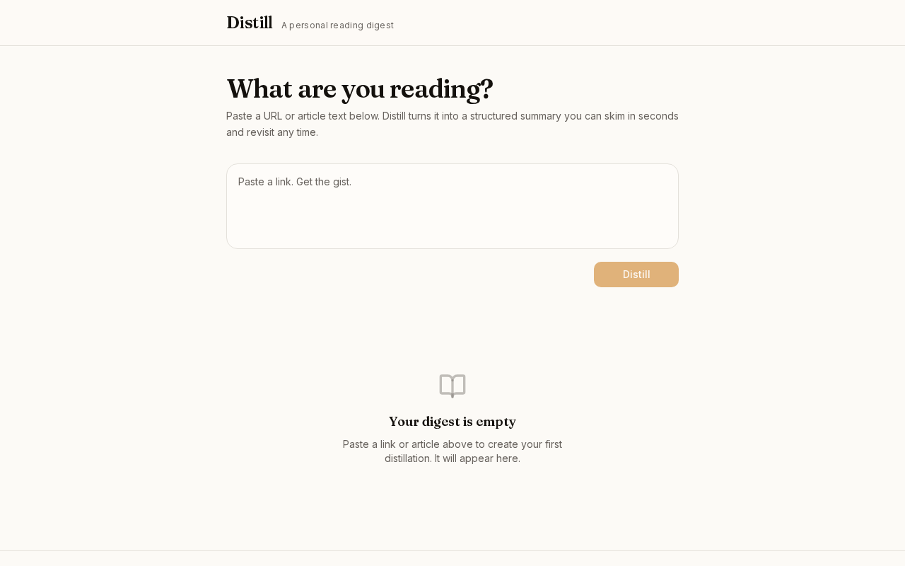 Distill screenshot